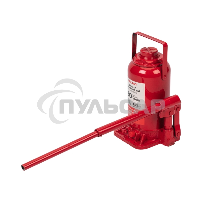 Домкрат гидравлический бутылочный 20т Rexant