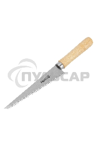 Ножовка по гипсокартону Sparta 180 мм, деревянная рукоятка