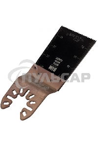 Насадка для МФИ режущая пазовая прямая, BiM, по металлу и дереву, 33 x 1,4 мм, мелкий зуб Denzel