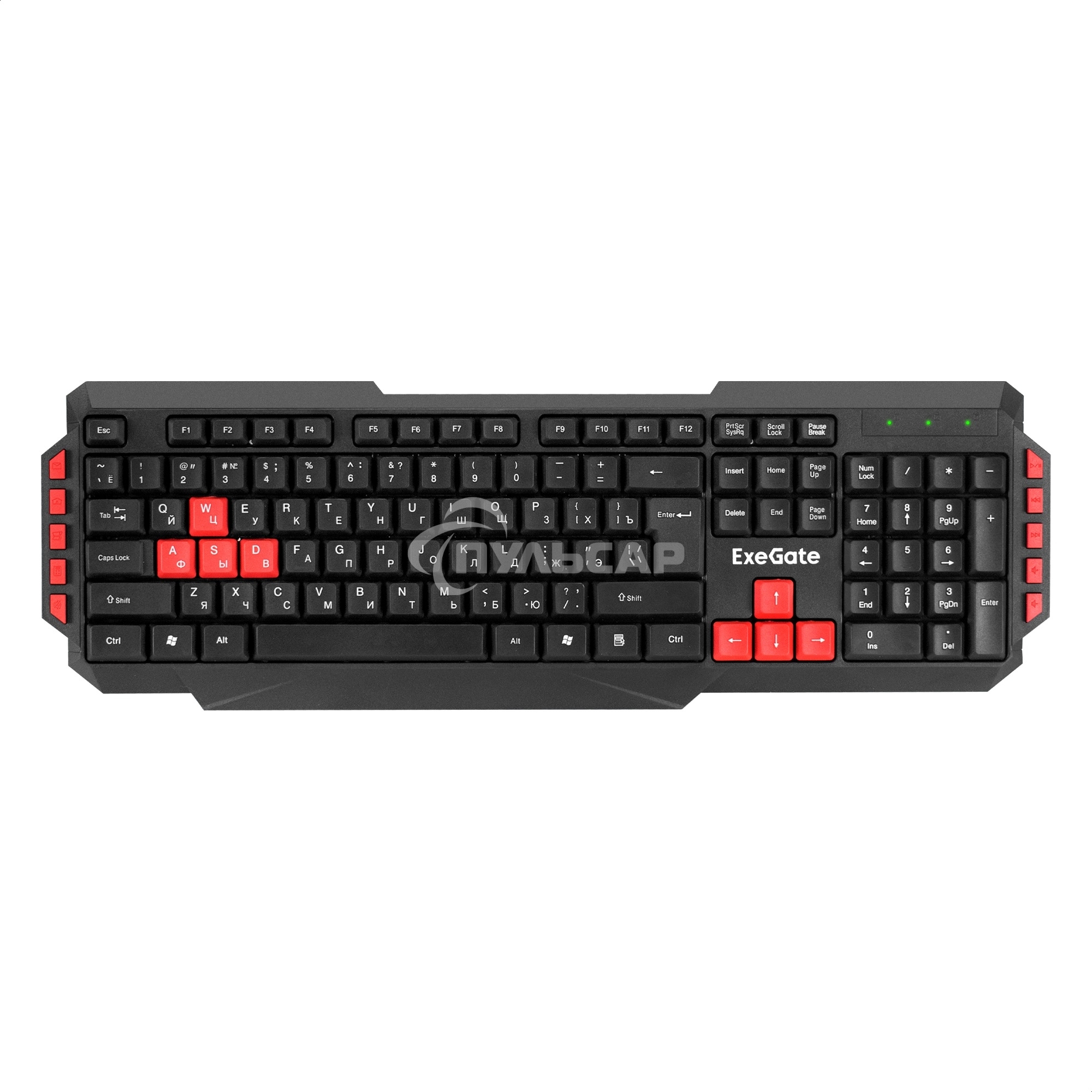 Клавиатура проводная ExeGate Multimedia Professional Standard LY-505M проводная, USB, черный