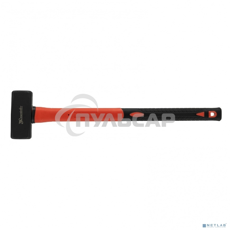 Кувалда Matrix 3 кг, фибергласовая обрезиненная рукоятка 600 мм