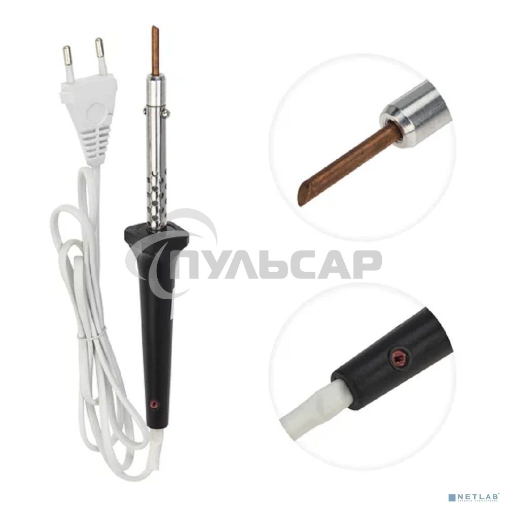 Паяльник Rexant, керам.нагреватель, 25 Вт, 230 В, ЭПСН