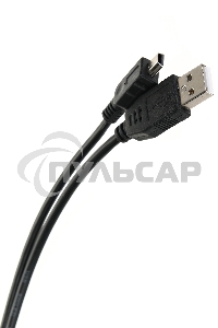 Кабель USB 2.0 A-->mini-B 5P (1м) черный TELECOM/VCOM <TC6911BK-1.0M>