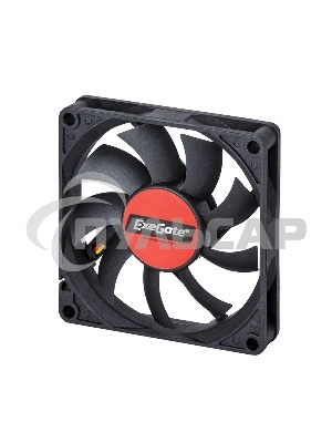 Вентилятор для корпуса ExeGate EX08015S3P черный, 80 мм, 2000 об/мин, 20.5 дБ, 3 pin