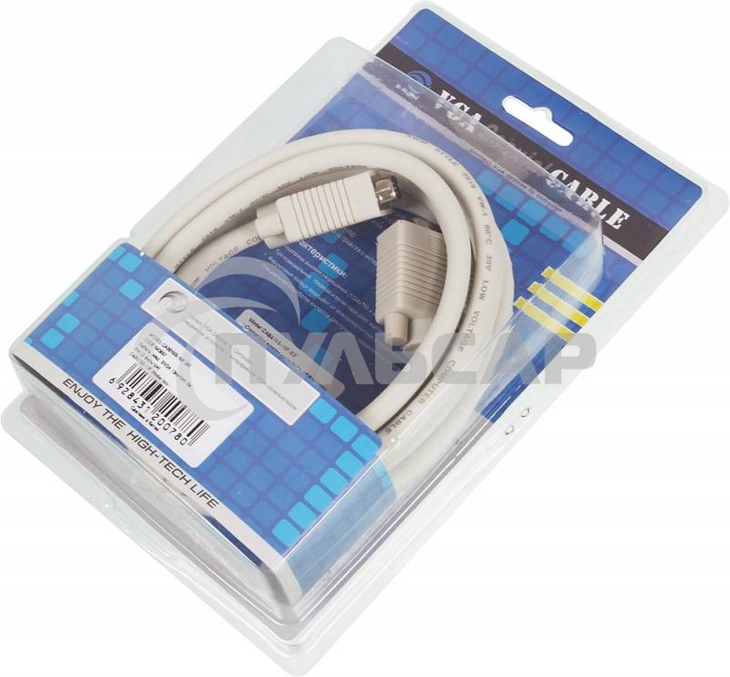 Кабель SVGA Ningbo CAB016S-10F VGA HD15 (m)/VGA HD15 (m) 3м феррит.кольца