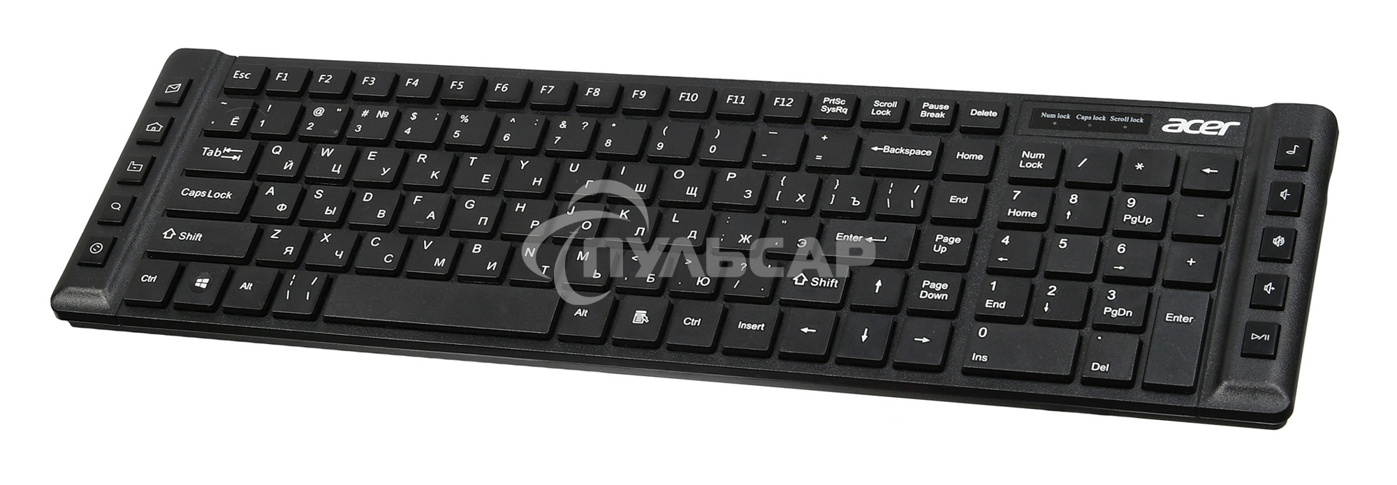 Клавиатура проводная Acer OKW010 ZL.KBDEE.002, USB, черный