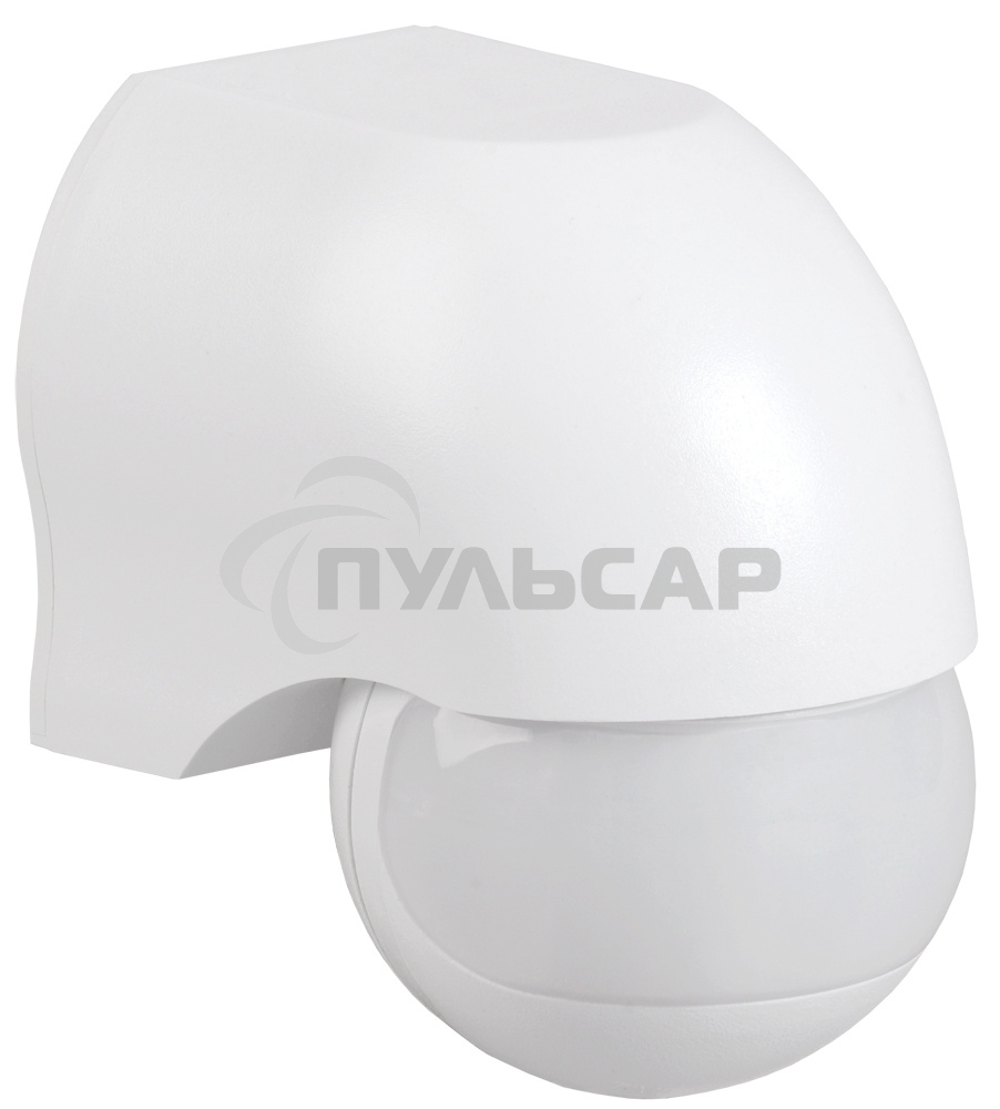 Детектор движения ДД 010 1100Вт угол. обз. 180град. IP44 бел. ИЭК LDD10-010-1100-001