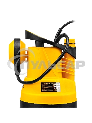 Дренажный насос для чистой воды DPB400, 400 Вт, подъем 11 м, 5500 л/ч Denzel