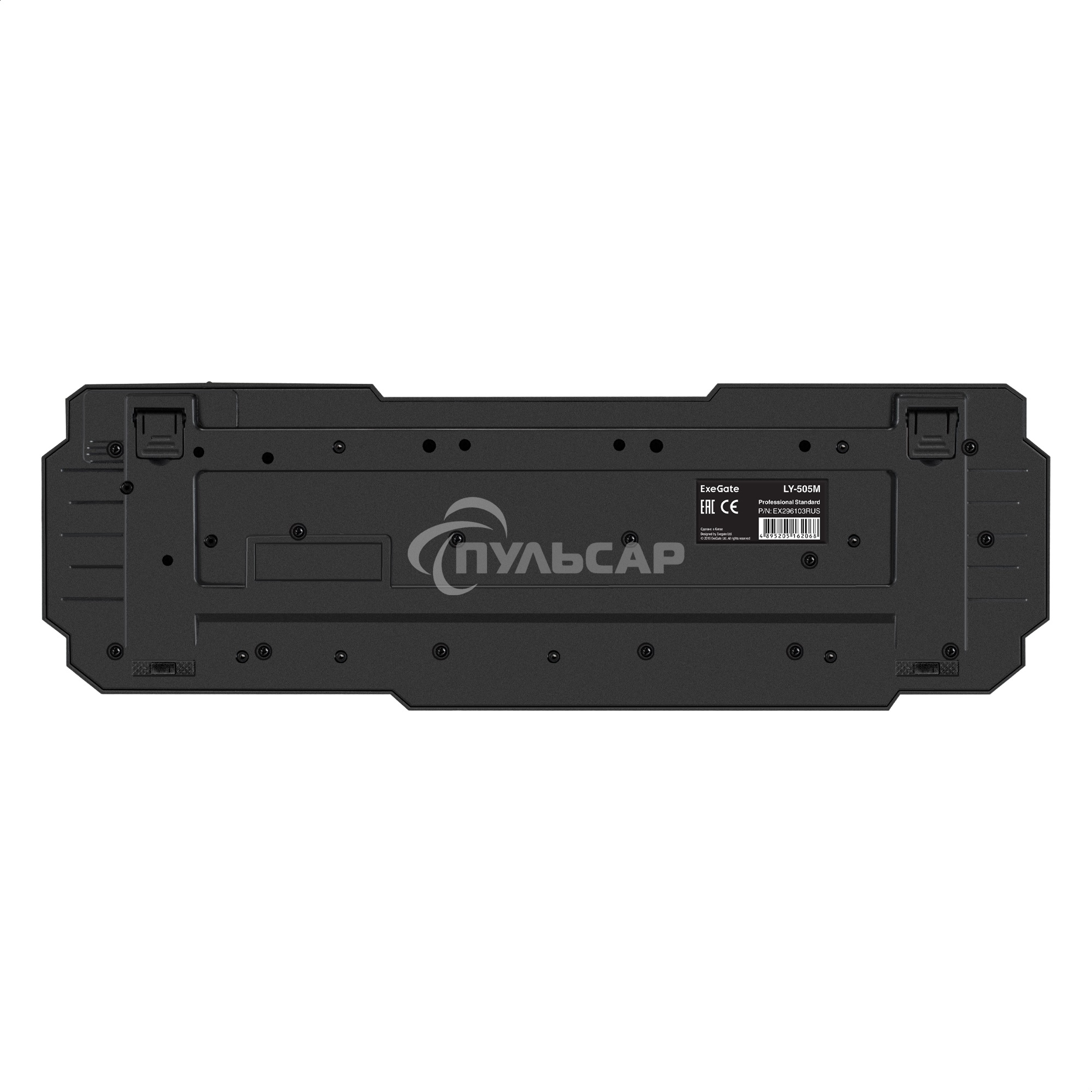 Клавиатура проводная ExeGate Multimedia Professional Standard LY-505M проводная, USB, черный