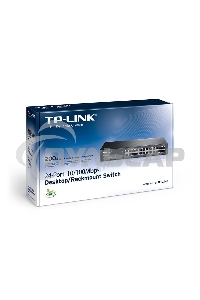 Коммутатор TP-Link SMB TL-SF1024D Коммутатор 24-port 10/100M Switch
