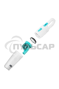 Вертикальный пылесос КТ-586-1 белый