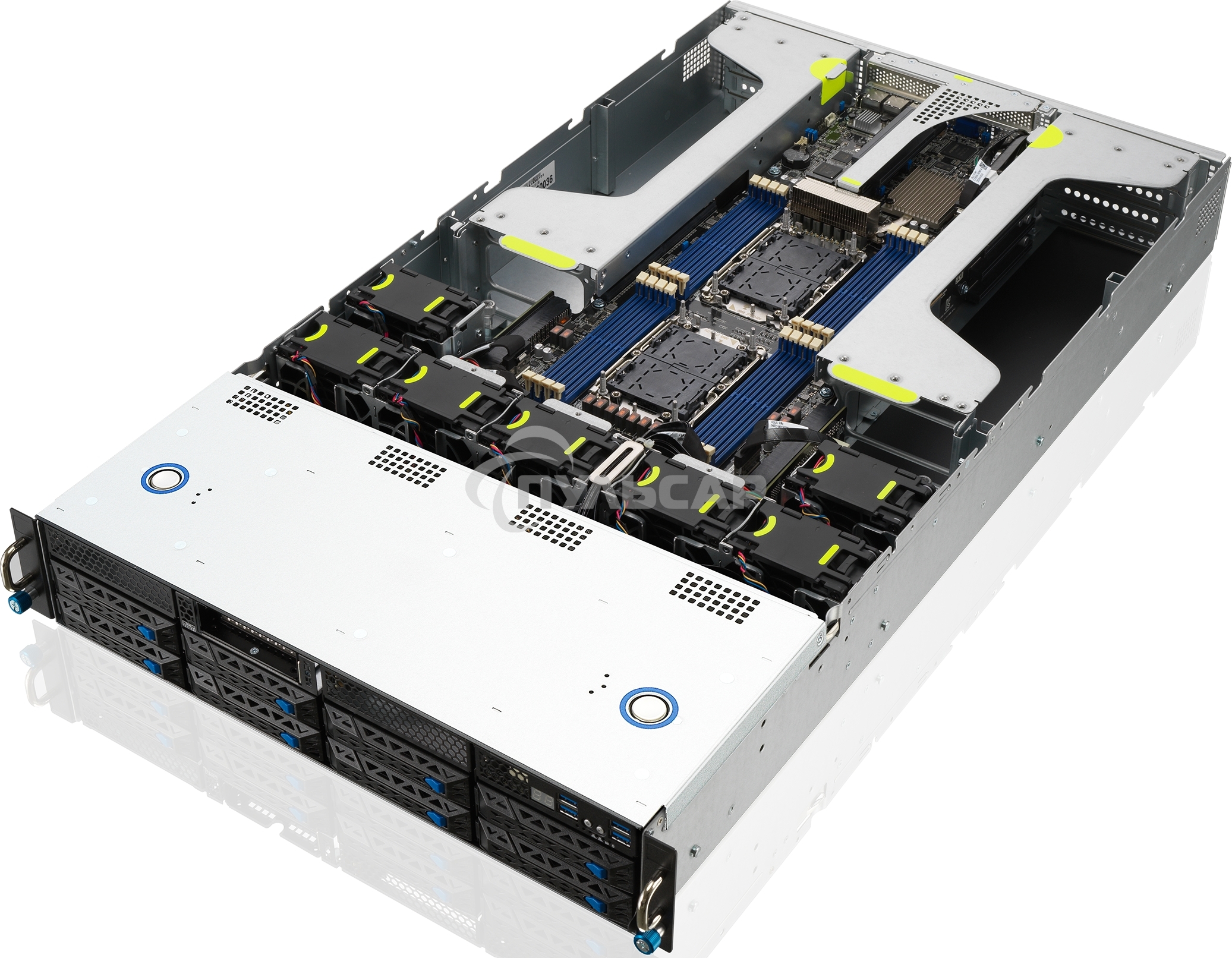 Серверная платформа Asus ESC4000-E10 up to 205W, 2x SFF8643 on the backplane, 2x 1600W PSU, (274285)