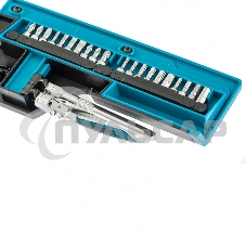 Набор торцевых головок GROSS, трещотка 120 зубьев, 36 предметов 14142