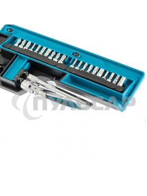 Набор торцевых головок GROSS, трещотка 120 зубьев, 36 предметов 14142