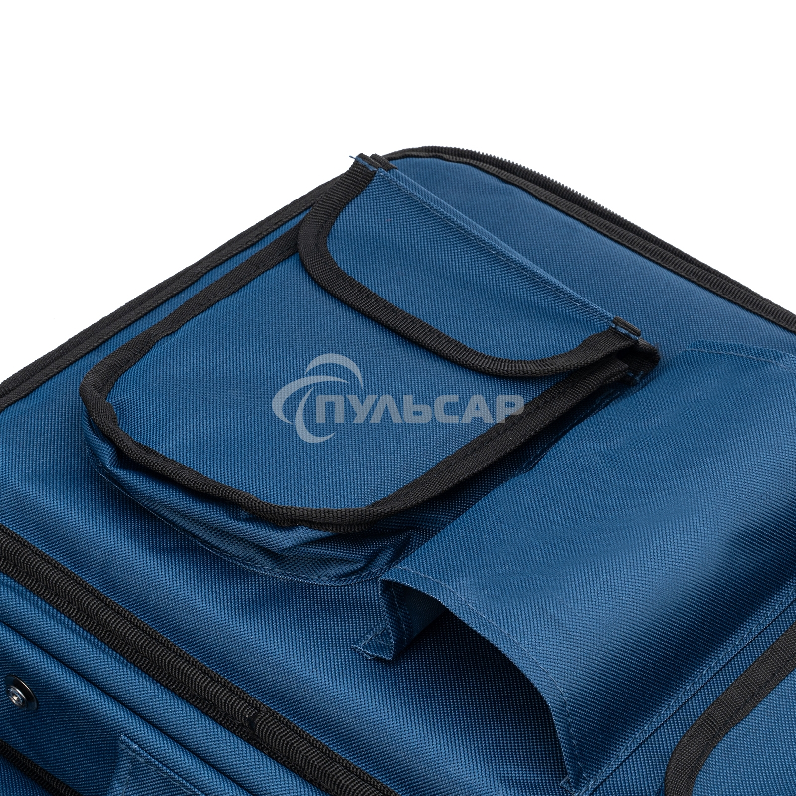 Сумка для инструмента (кейс монтера) Сибртех 470х340х110 мм, 25 карманов, наплечный ремень