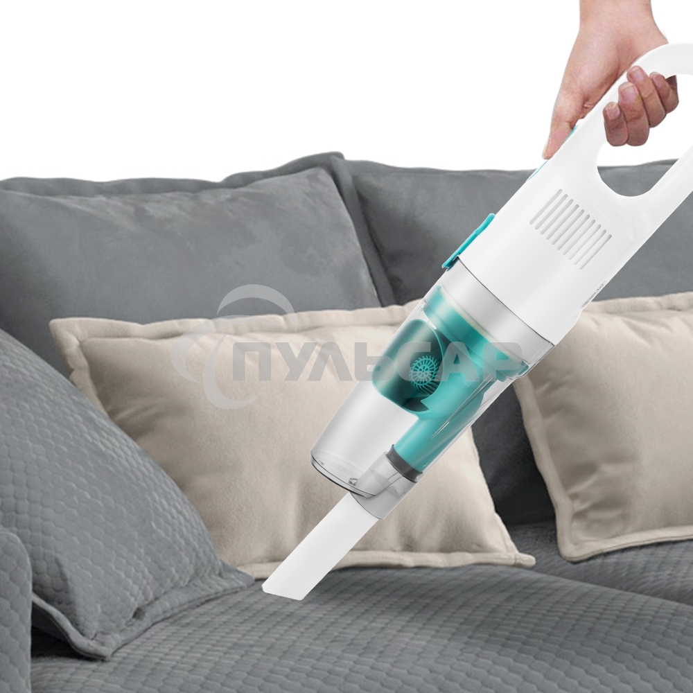 Вертикальный пылесос КТ-586-1 белый