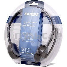 Мультимедийные стереонаушники с микрофоном SVEN AP-151MV, черный 