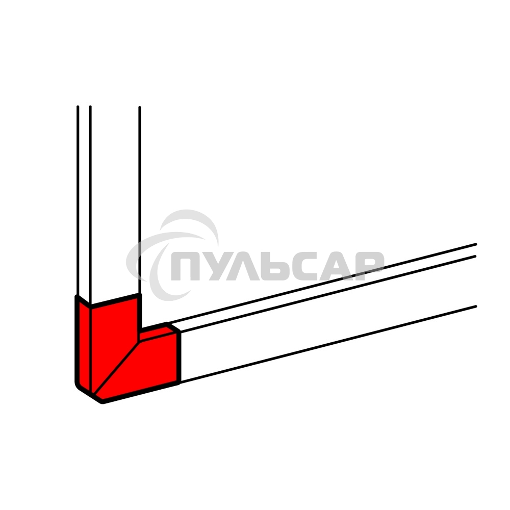 Угол плоский 150х50 Leg 010789