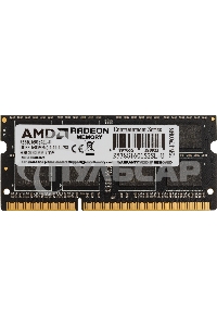Оперативная память AMD 8Gb DDR3L 1600MHz SO DIMM R5 Entertainment Series Black R538G1601S2SL-U Non-ECC, CL11, 1.35V, Retail