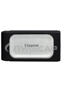 Внешний SSD Kingston XS2000, 2TB, USB 3.2 Gen 2x2 Type-C, R/W 2000/2000, серебристый