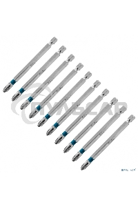 Набор бит GROSS 11379 PH2х90, сталь S2, 10шт