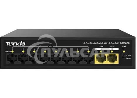 Коммутатор TENDA SG110PC 10PORT 10/100/1000M