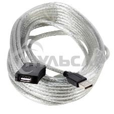 Кабель AM/AF USB2.0 10м AOpen удлинитель активный(с усилителем) USB2.0-repeater, ACU823-10M
