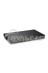 Kоммутатор Zyxel GS1900-48HPv2 Smart L2 PoE + switch, rack 19 