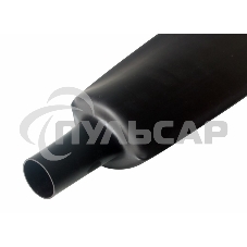 Термоусаживаемая трубка Rexant 100,0/50,0 мм, черная, упаковка 10 шт. по 1 м