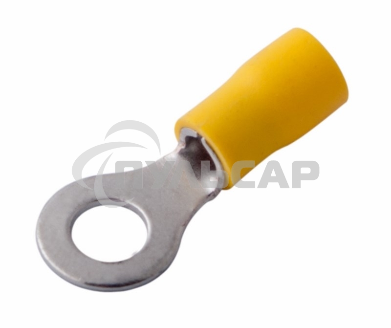 Наконечник кольцевой изолированный ø 6.5 мм 4-6 мм² (НКи 6.0-6/НКи5,5-6) желтый Rexant