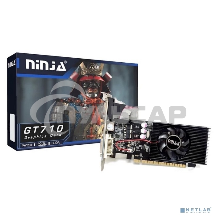 Видеокарта Ninja (Sinotex) GT710 1Gb 64bit DDR3 DVI HDMI CRT PCIE