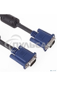 Кабель монитор-SVGA card (15M-15M) 3.0м 2 фильтра VCOM