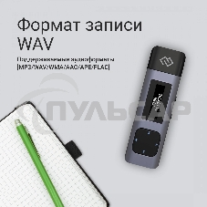 Диктофон Цифровой Digma DiVoice RV50 8Gb черный