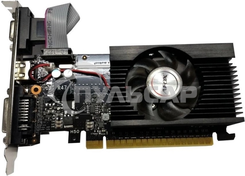 Видеокарта AFOX AF710-1024D3L5 GT710 1Gb DDR3 64BIT DVI HDMI VGA LP HEATSINK RTL