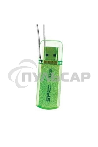 Флешка USB Silicon Power R/W 32 Gb Helios 101 SP032 Gb,UF2101V1N USB 2.0 зеленый