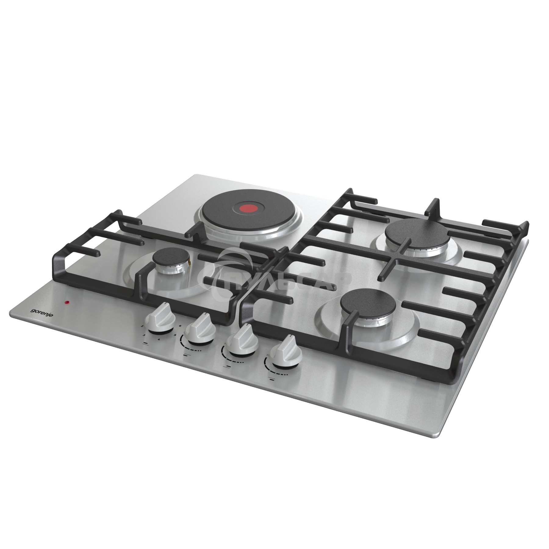 Газовая варочная панель Gorenje GE681X нержавеющая сталь