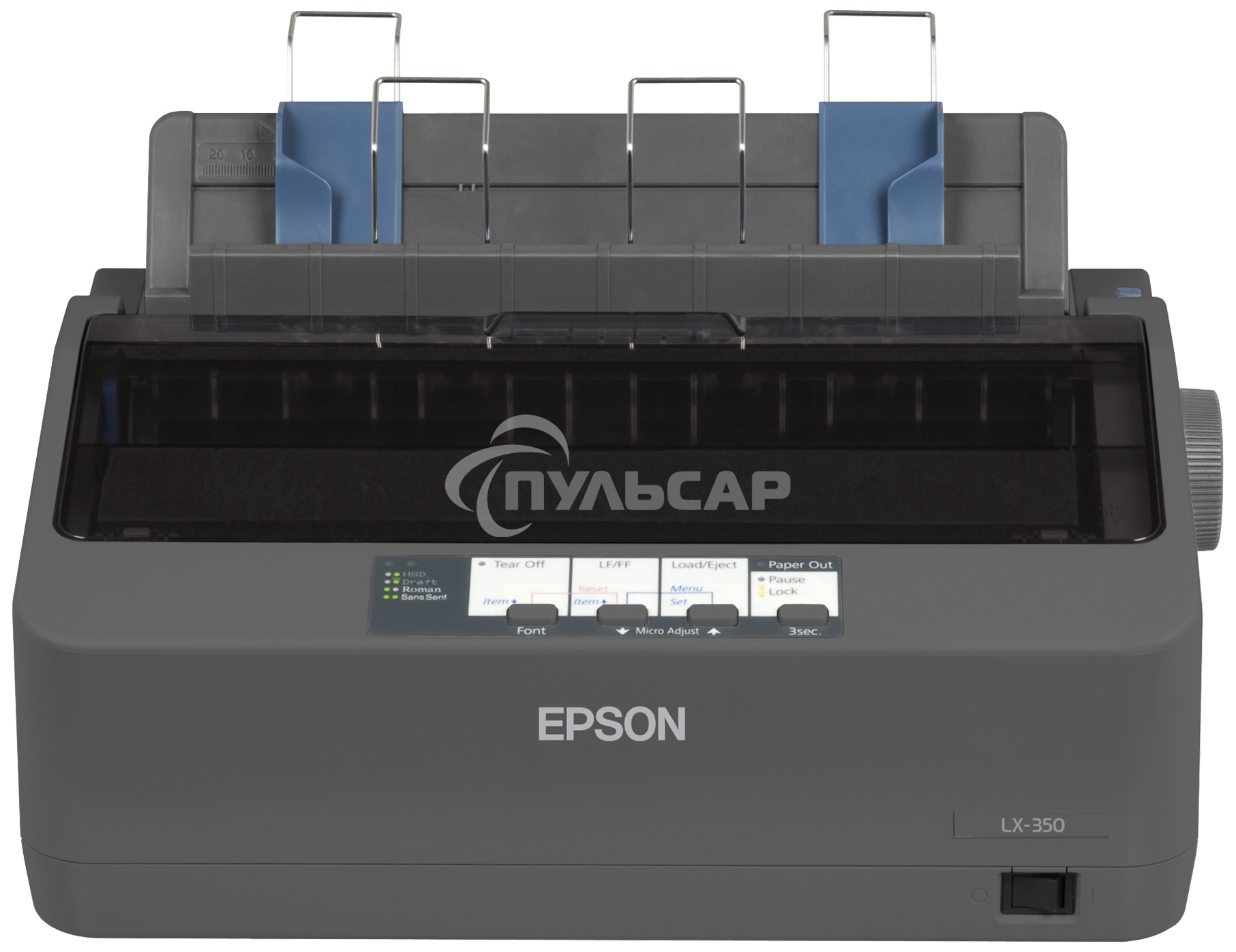 Принтер матричный Epson LX-350 (C11CC24031/C11CC24032), (А4, 357 cps (12 cpi), USB, LPT, COM)