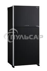 Холодильник Sharp SJ-XG60PMBK черный двухкамерный 422/178 л морозилка сверху, No Frost
