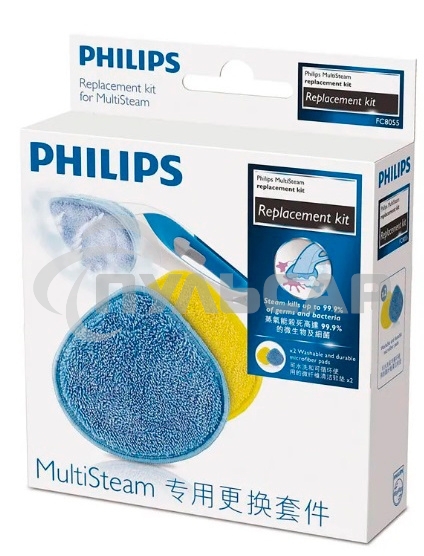 Насадки для паровых очистителей Philips Насадки для паровых очистителей Philips/ Сменные насадки из микрофибры для паровых очистителей FC7008, FC7012