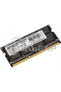 Оперативная память AMD 8Gb DDR3L 1600MHz SO DIMM R5 Entertainment Series Black R538G1601S2SL-U Non-ECC, CL11, 1.35V, Retail