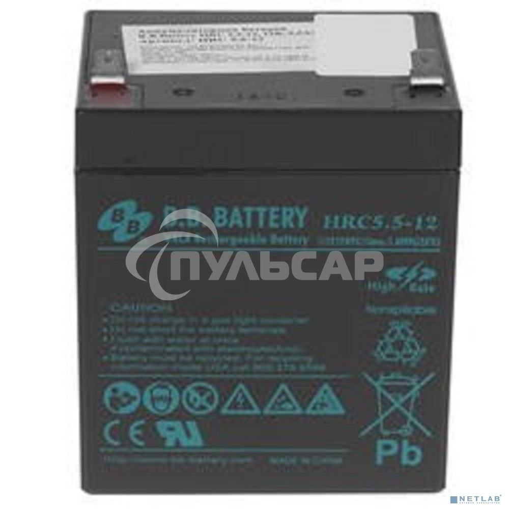 Батарея B.B. Battery HRC 5.5-12 (12V 5Ah)