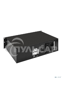 Источник бесперебойного питания ExeGate EX293056RUS ServerRM UNL-1500.LCD.AVR.2SH.4C13.RJ.USB.3U 1500VA/900W, LCD, AVR, 2*Schuko+4*C13, RJ45/11, USB, 3U, установка в стойку, черный