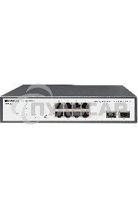 Настраиваемый L2 коммутатор 8x1000Base-T, 2x1000Base-X SFP, комплект для установки в 19