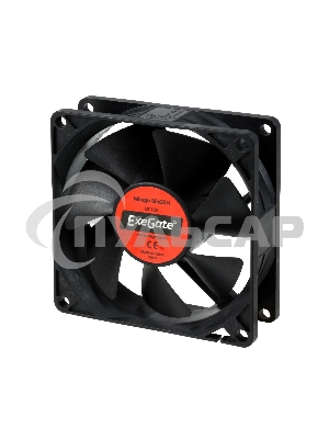 Вентилятор для корпуса ExeGate ExtraPower EP08025H3P черный, 80 мм, 2300 об/мин, 24 дБ, 3 pin