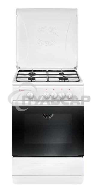 Плита газовая Gefest ПГ 1200 С7 К8 белый, конфорок 4 шт, духовка 63 л, 60 см x 85 см x 60 см