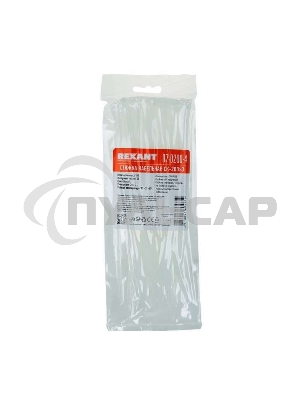 Хомут кабельный Rexant 07-0200-4 2.5х200 нейл. белый (уп.100 шт)