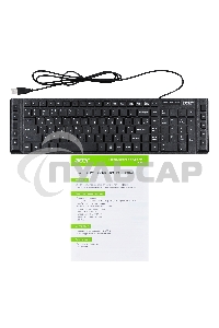Клавиатура проводная Acer OKW010 ZL.KBDEE.002, USB, черный