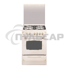 Плита газовая Gefest ПГ 6100-03 0279 бежевый, конфорок 4 шт, духовка 52 л, 60 см x 85 см x 60 см