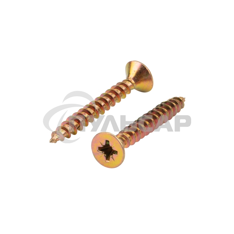 Саморез универсальный KRANZ 5х40, желтый цинк, упаковка поставщика ( 6 000 шт. )