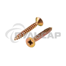 Саморез универсальный KRANZ 5х40, желтый цинк, упаковка поставщика ( 6 000 шт. )